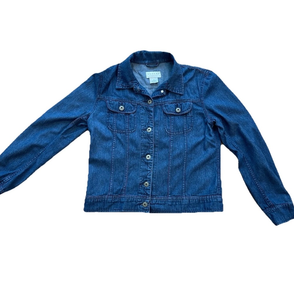 Hennes collection lightweight ladies size 10 blue denim jacket/Shirt/Shacket - Picture 8 of 12